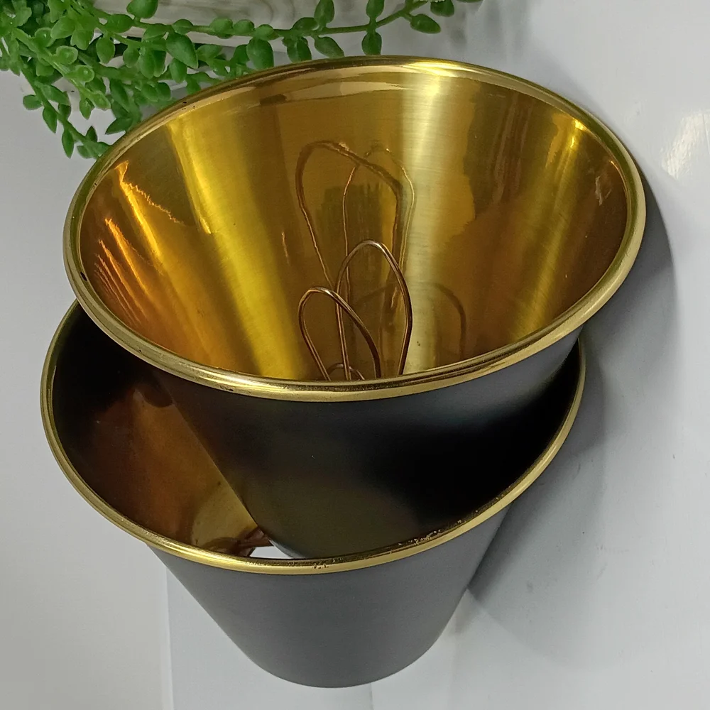 Black and Gold Lampshade